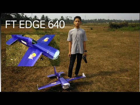 FT EDGE 540  (DIY Aerobatic stunt Plane) Maiden Flight but Crash after Blown away by the wind