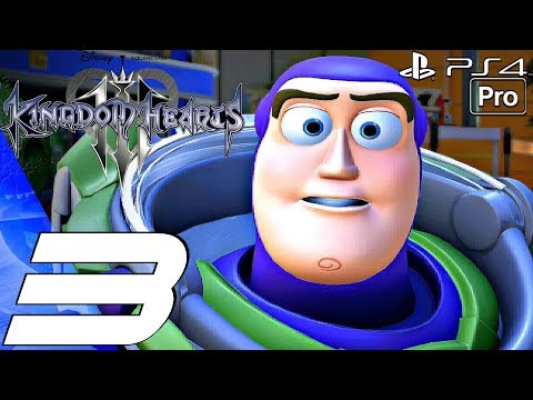 Kingdom Hearts 3 - English Walkthrough Part 3 - Toy Story World & Heartless Doll (PS4 PRO)