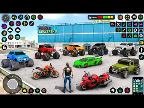 US Police z10r Bike Transporter Truck - Helicopter Multi Level Car Driver - Android GamePlay #3