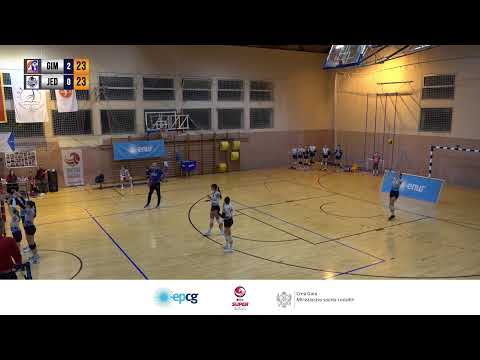 GIMNAZIJALAC VS JEDINSTVO 3:0 (5. kolo EPCG Superlige odbojkašica)