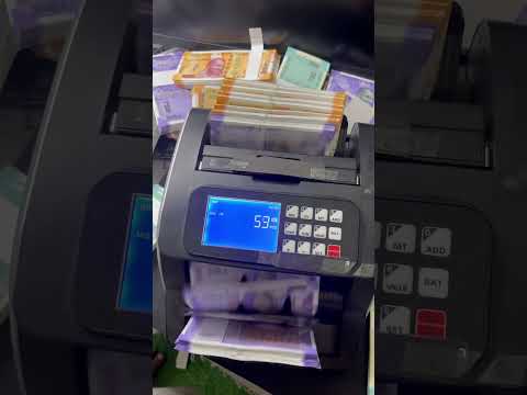 ASMR Machine counting Money 💰 high spend Count #asmrshortvideo #money #asmrvideo #cash