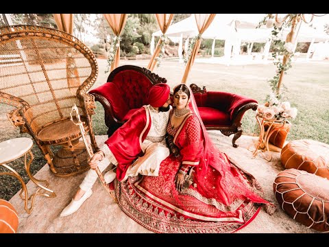 Kuljeet + Rakheen's Elegant Outdoor Wedding