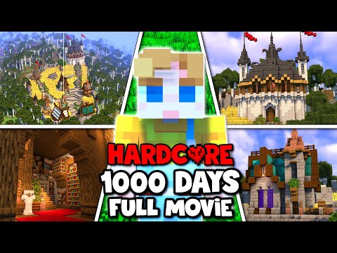 I Survived 1000 Days In Minecraft Hardcore [FULL MOVIE]