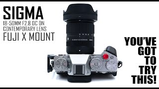 Sigma 18-50mm f/2.8 for Fuji