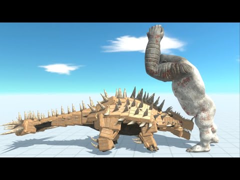 Anguirus VS Kong | Epic Battle - Animal Revolt Battle Simulator
