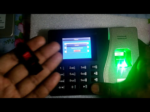 Biometric fingerprint time attendance system operation manua...