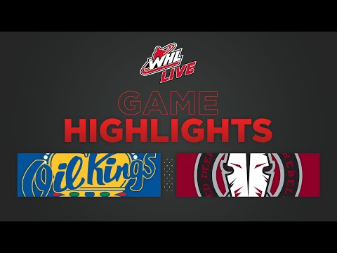 WHL Highlights: Oil Kings (3) at Rebels (5) - September 24, 2022