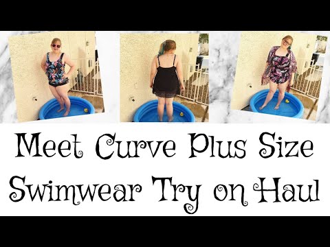Meet Curve Plus Size Swimwear Try on Haul | 2020 ♡♡