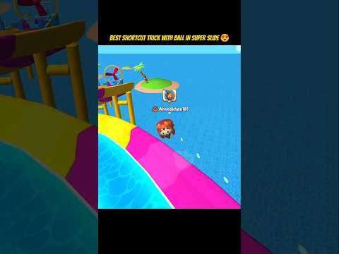 Best Shortcut Trick With Ball In Super Slide Map 😍 Stumble Guys 0.79 Update 🔥