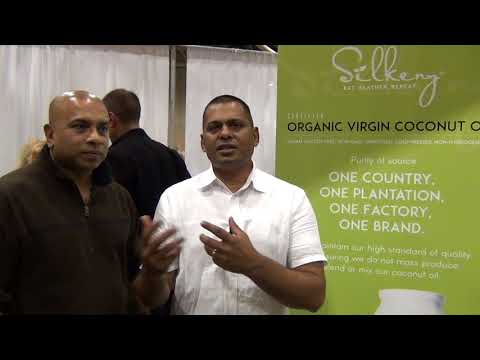 silkeny - coconut oil sourced from one factory @  whole life show 2017