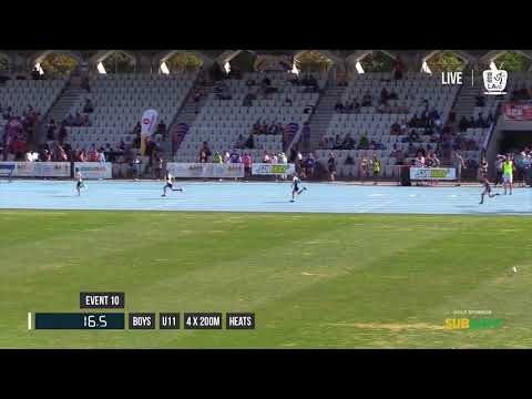 BOYS U11 4X200M HEAT 2 - 2017 SUBWAY STATE RELAY CHAMPIONSHIPS // LAVicTV