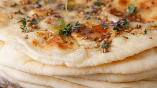 Naan Bread | נאן הודי - לחם במחבת פשוט ומהיר