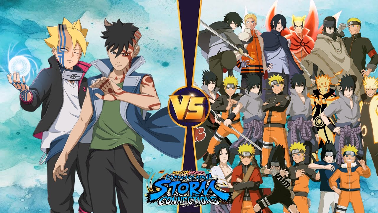 【Boruto & Kawaki VS Naruto & Sasuke, all two-man combination teams Marathon battle】 NARUTO X BORUTO