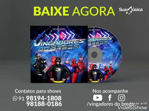 VINGADORES DO BREGA AO VIVO CD PROMOCIONAL