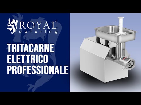 Video - Tritacarne elettrico professionale - 220 kg/h