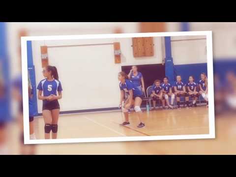 The Sanibel School Sea Dragons Volleyball Team in Action