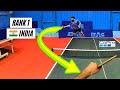 GoPro Table Tennis Chopper POV Vs India Rank 1 Indian Table Tennis Champion Junior Boys