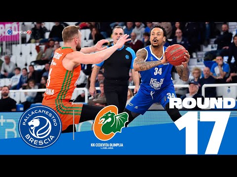 Il Brescia respinge la rimonta tardiva del Cedevita! | Highlights del 17° turno | EuroCup 7DAYS 2...