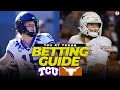 No. 4 TCU vs No. 18 Texas Betting Preview: Free Picks, Props, Best Bets | CBS Sports HQ