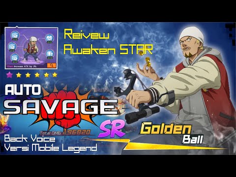 GOLDEN BALL AUTO SAVAGE 🔥🔥 AWAKEN STAR ONE PUNCH MAN THE STRONGEST