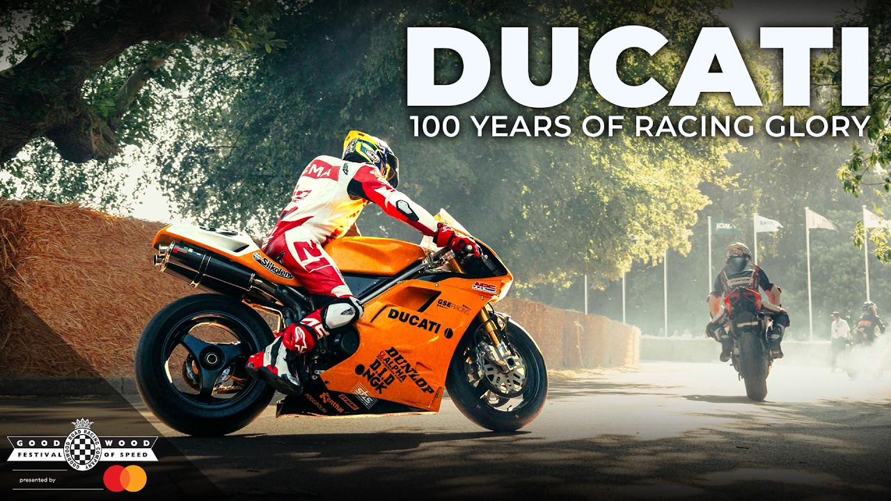 Ducati legends swarm the Goodwood Festival of Speed | Celebrating 100 years of Ducati