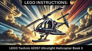 LEGO INSTRUCTIONS: Build the 42057 Ultralight Helicopter! 🚁✨ (Step-by-Step Flip Through) Book 3