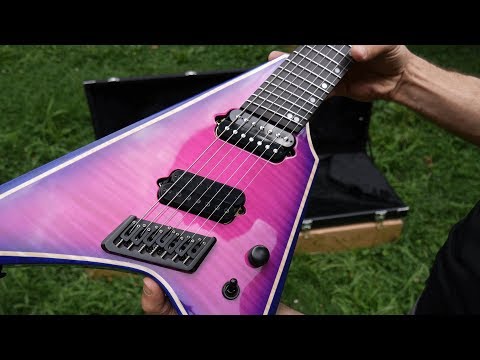 Ormsby Metal V GTR 7 String Guitar Unboxing