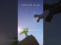 Minecraft Dream Vs Animation Dream Dream On Kratos Cliff Jump Minecraft Shorts Dream Dreamon