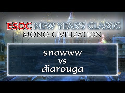 [AoE3] snowww vs diarouga − Round of 8 − ESOC New Year's Classic