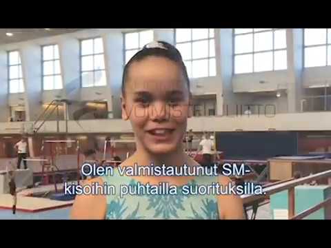 Näin Nona Lilja valmistautuu Voimistelun SM-kilpailuihin