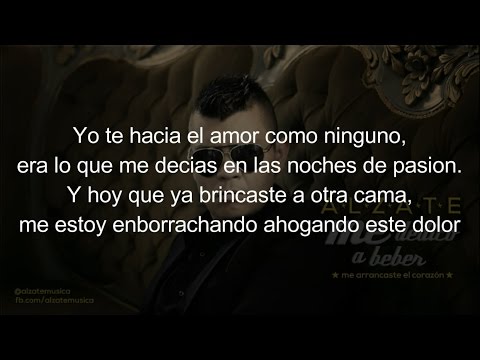 Me Dedico a Beber - ALZATE (LETRA)