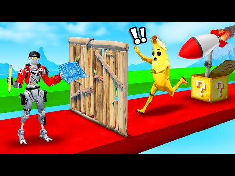 Extreme Fortnite LUCKY BLOCK Race vs My Friends!