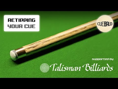 How to Re-Tip / Change Your Snooker Cue Tip + Ferrule Restoration