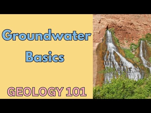 Geology 101 with Willsey, Episode #36: Groundwater Concepts