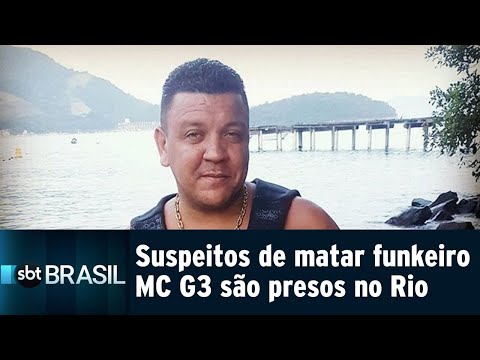 Suspeitos de matar o funkeiro MC G3 são presos no Rio | SBT Brasil (16/08/18)