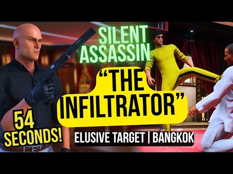Hitman: Bruce Lee - The Infiltrator - Speedrun in 54 Seconds!⏱️