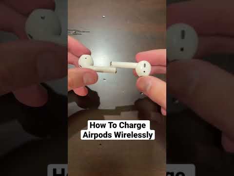 How To Charge Airpods Wirelessly #Shorts