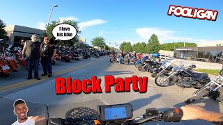 Biker dudes love my new Duke... FMX on a Harley?!