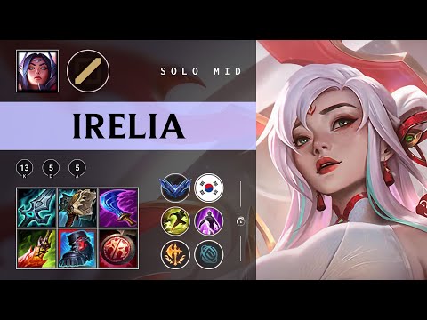 Irelia Mid vs Qiyana - KR Diamond Patch 25.24