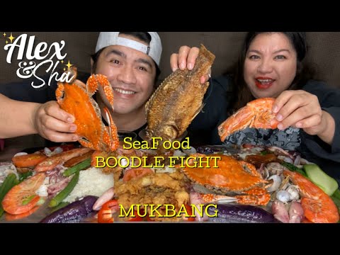 BOODLE FIGHT | SEAFOOD MUKBANG | PINOY MUKBANG| HAPPY...