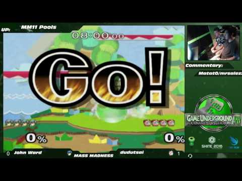 Mass Madness 11 SSBM - John Ward (Marth) vs. dudutsai (Jigglypuff) - Melee Pools