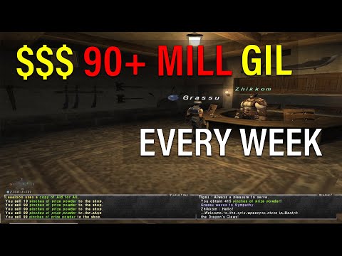 FFXI Make 90+ Million GIL every week - ULTIMATE Gil Guide for non-crafters