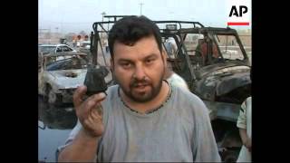 Claims that US helicopter fired missile at car at petrol station