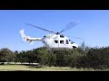 Airbus Helicopters MBB Kawasaki BK 117 850D2 Startup And Takeoff From Jasmyn Private Strip