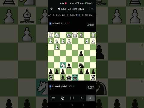 It's Difficult to win on Chess.com than Lichess | Blitz Game 21sept2025 | #lichess #checkmate |