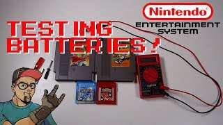HOW TO TEST GAME SAVE BATTERIES IN NINTENDO CARTRIDGES