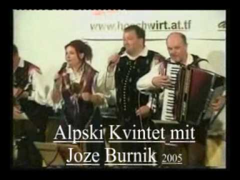 Alpski Kvintet mit Joze Burnik Live  Jägerlatein.wmv