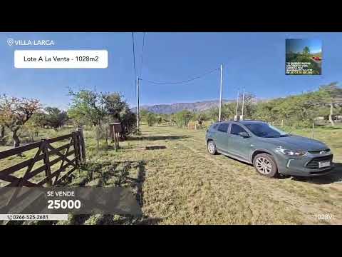 Lote de 1028m2, Villa Larca - San Luis