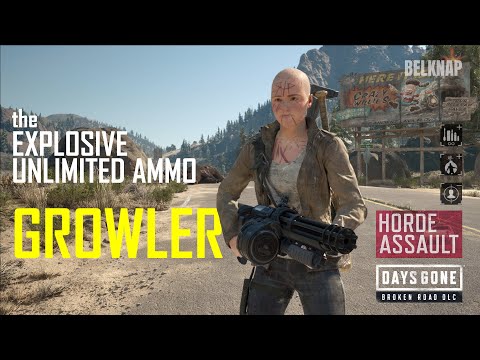Days Gone | Broken Road DLC | Horde Assault | Belknap | Lisa with the Explosive Unlimited Growler