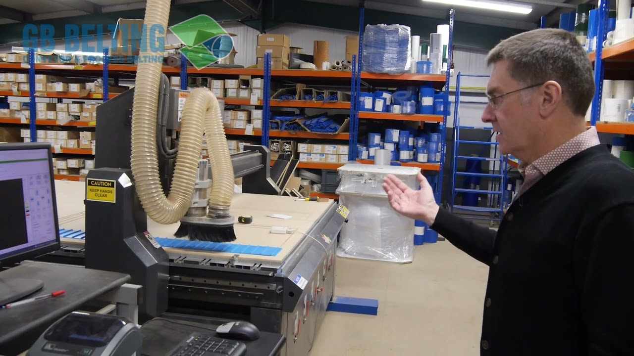 GB Belting Limited capabilities, when Engineering and Fabricating Monolithic Belting